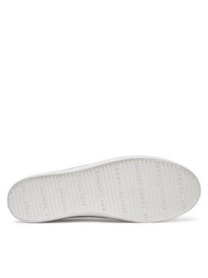 Tommy Hilfiger Sneakersy Washed Canvas Vulc Sneaker FW0FW08894 Niebieski