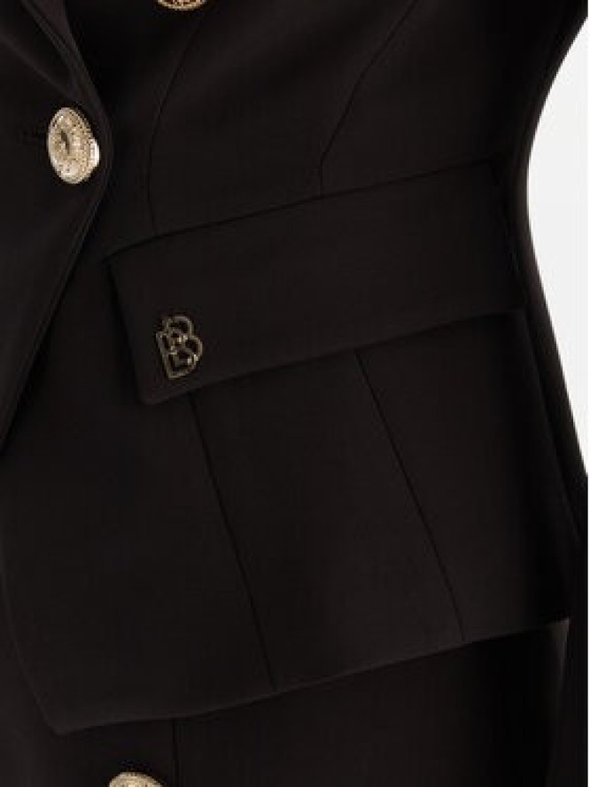 Babylon Marynarka S00779 Czarny Slim Fit