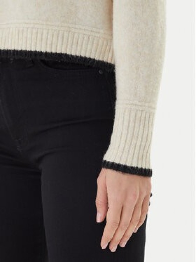 Vero Moda Sweter Aquarius 10331898 Beżowy Regular Fit