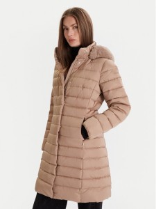 Geox Kurtka puchowa Bettanie W5626H T3122 F5228 Beżowy Regular Fit