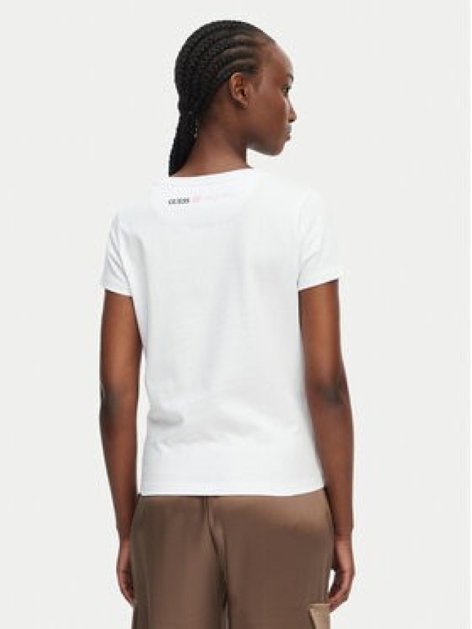 Guess T-Shirt W6BI51 K6658 Biały Regular Fit