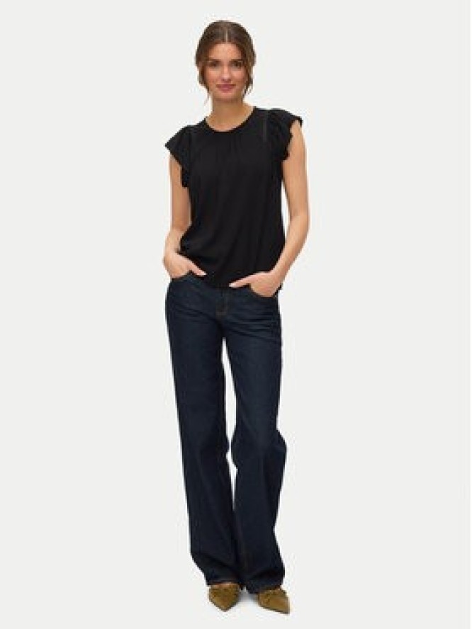Vero Moda Bluzka Bella 10325248 Czarny Standard Fit