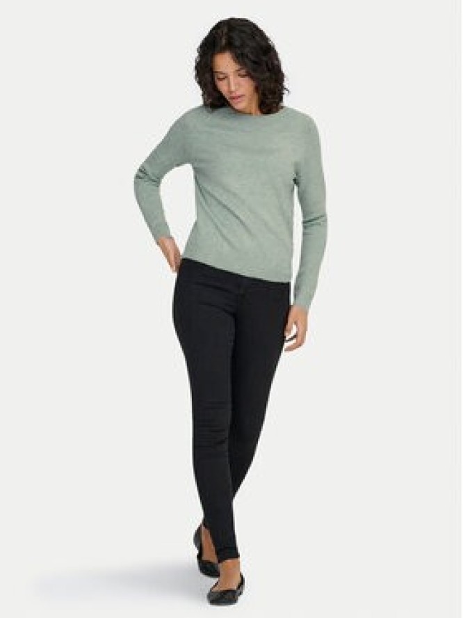 ONLY Sweter Rica 15204279 Zielony Regular Fit