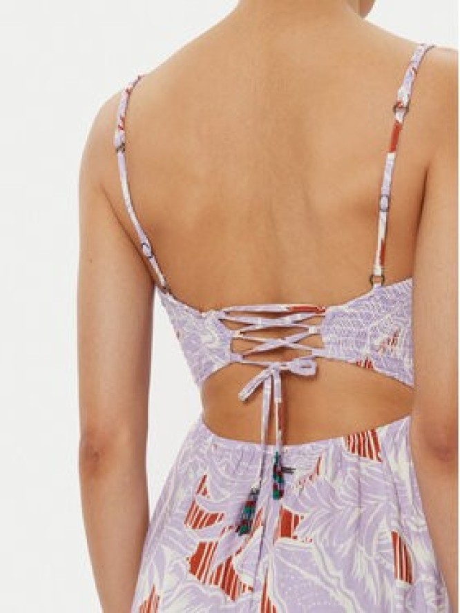 Maaji Sukienka letnia Wisteria Bloom Ela PT2708CLD001 Fioletowy Regular Fit