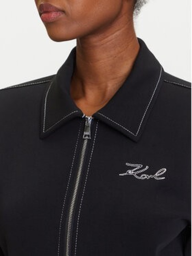 KARL LAGERFELD Kombinezon A3W13047 Czarny Regular Fit