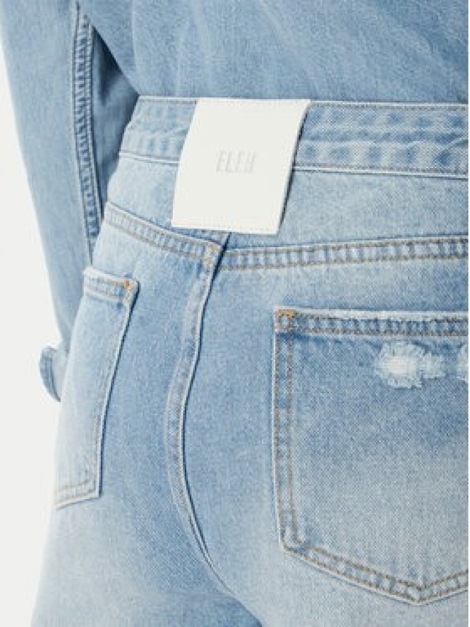 Eleh Szorty jeansowe EL122 Niebieski Regular Fit