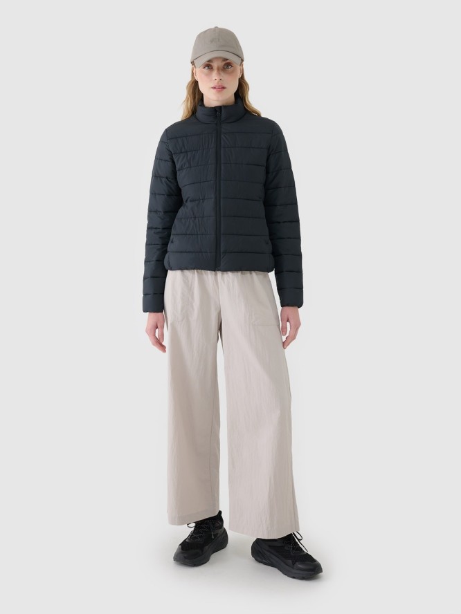 4F Kurtka puchowa z wypełnieniem syntetycznym damska - czarna L