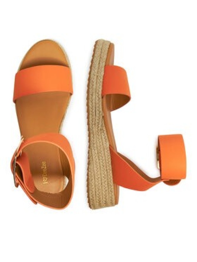 DeeZee Espadryle QS276-1 Pomarańczowy