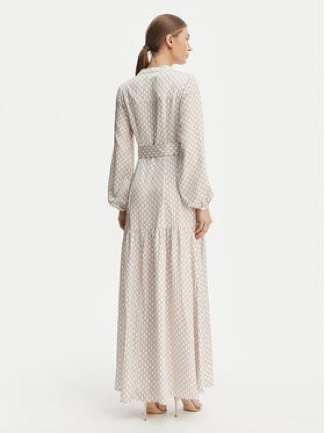 Marciano Guess Sukienka koszulowa G6GK59 W2349 Écru Regular Fit