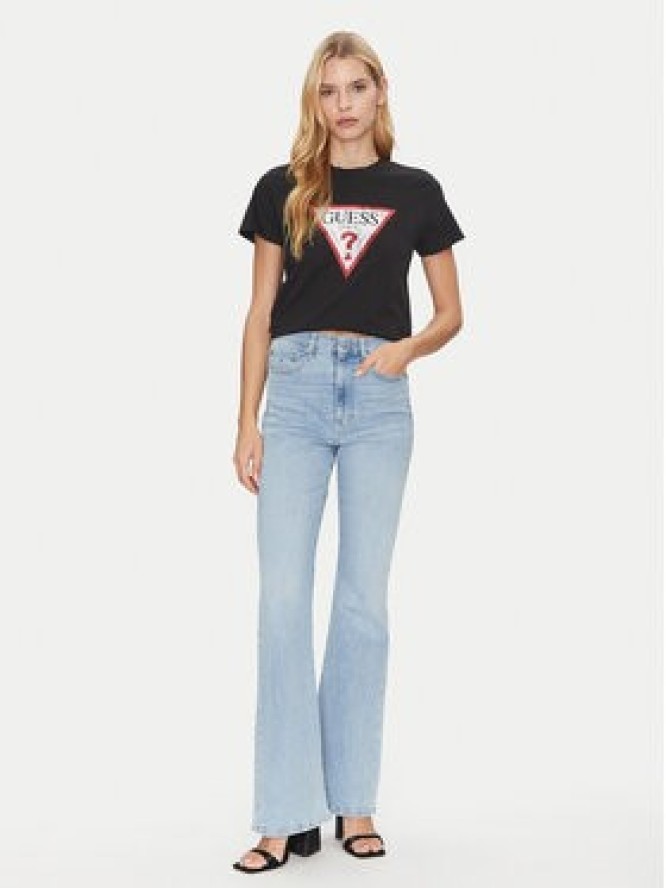 Guess T-Shirt W2BI69 K8FQ1 Czarny Regular Fit