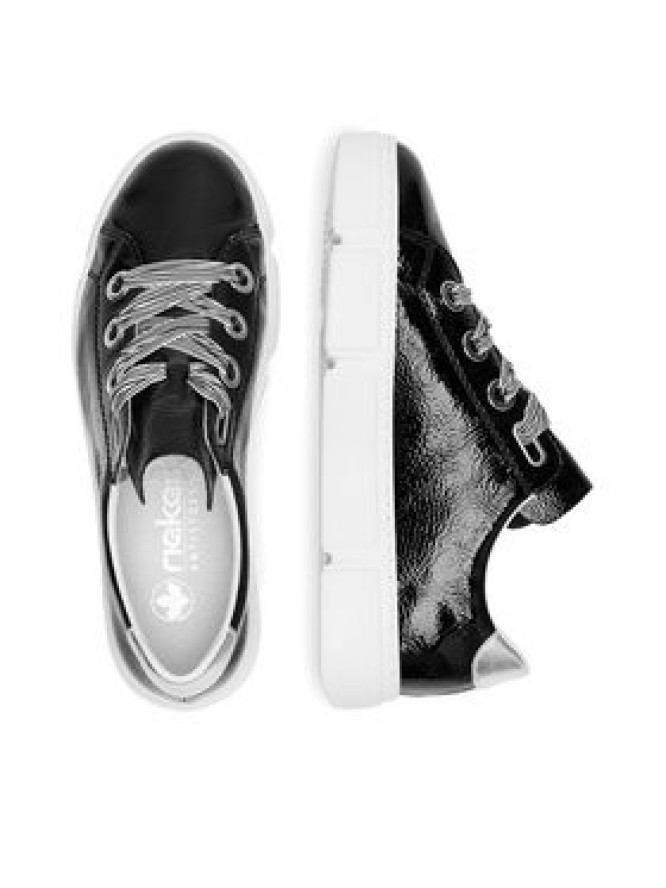 Rieker Sneakersy N59A2-00 Czarny
