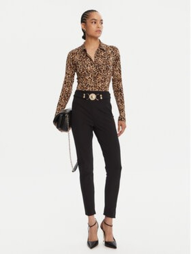 Just Cavalli Koszula 79PAL228 JS496 Brązowy Slim Fit