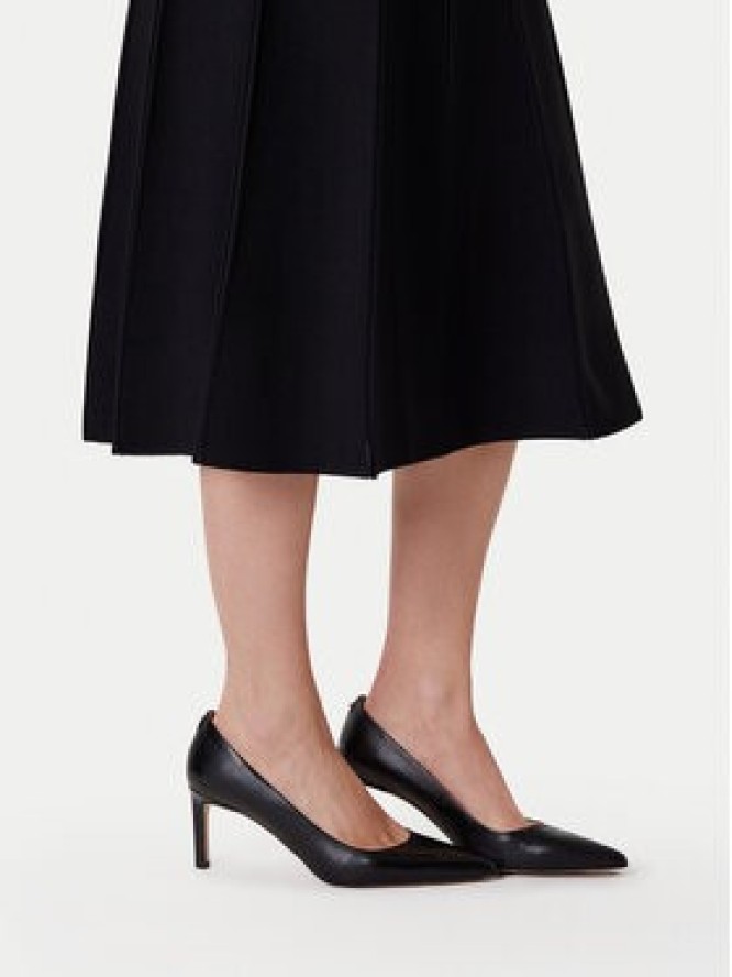 TWINSET Spódnica midi 252TP3641 Czarny Regular Fit