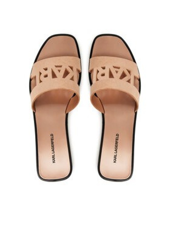 KARL LAGERFELD Klapki Skoot II KL80402 Różowy