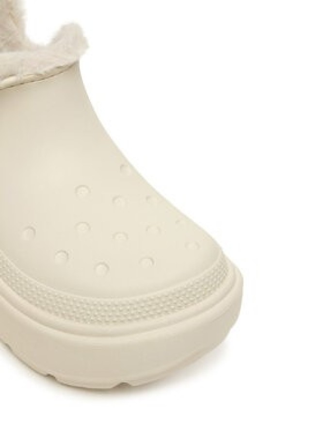 Crocs Śniegowce Stomp Lined Shorty Boot 210673 Écru