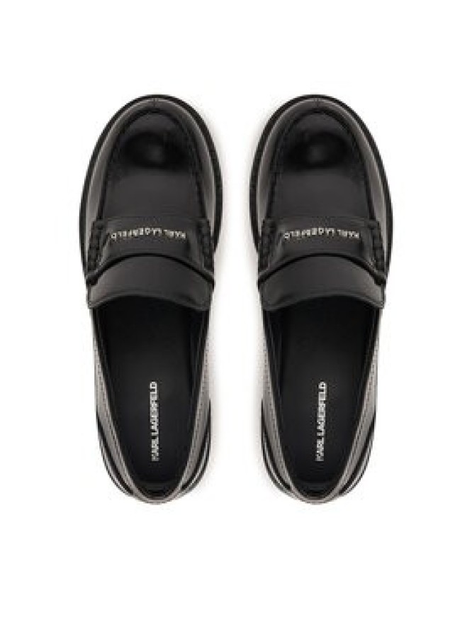 KARL LAGERFELD Loafersy Lowell KL42224 Czarny