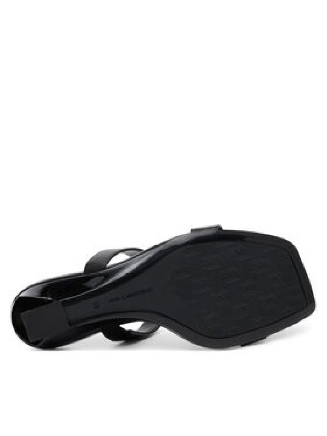 KARL LAGERFELD Klapki KL34611 Czarny