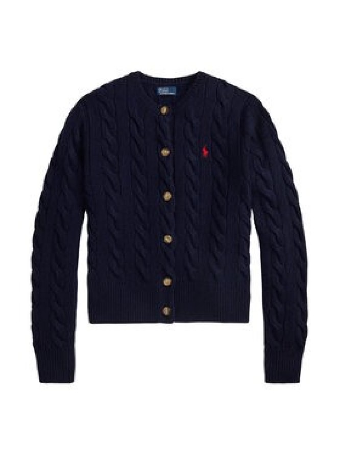 Polo Ralph Lauren Kardigan 211972104004 Granatowy Slim Fit