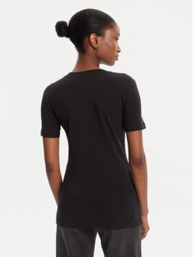 Versace Jeans Couture T-Shirt 79HAHT01 CJ03T Czarny Regular Fit