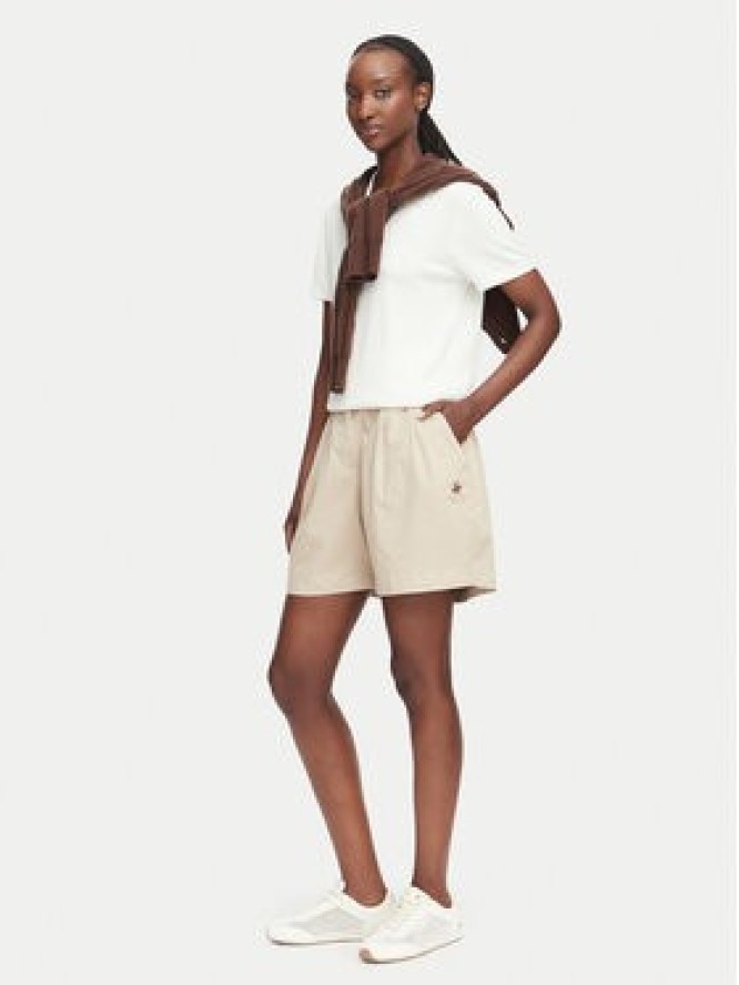 Beverly Hills Polo Club Szorty materiałowe P-SS26W-B576580 Beżowy Regular Fit