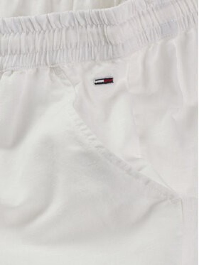 Tommy Jeans Spodnie materiałowe DW0DW20352 Écru Regular Fit