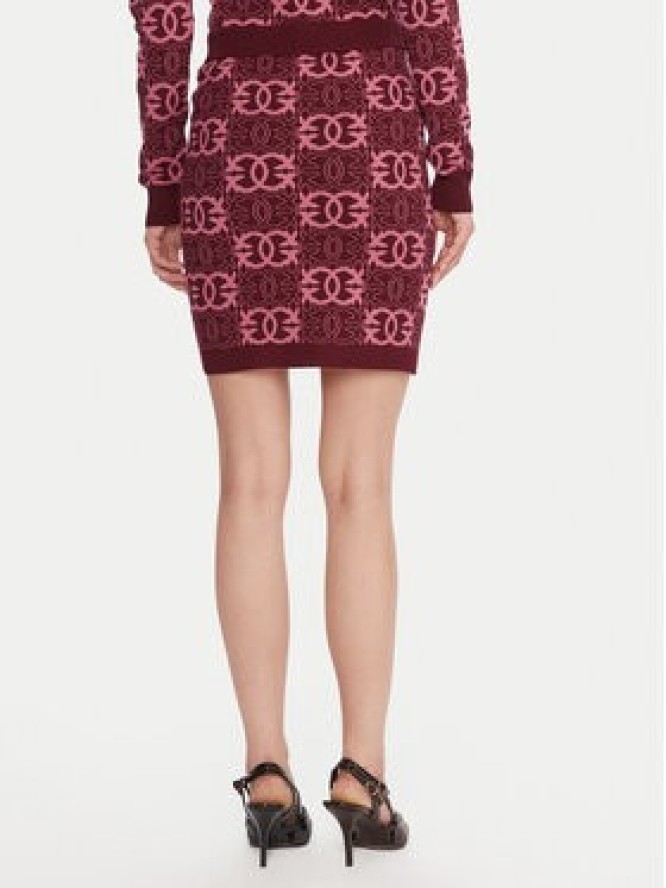 PINKO Spódnica mini Bang Bang 106040 A2YD Bordowy Slim Fit