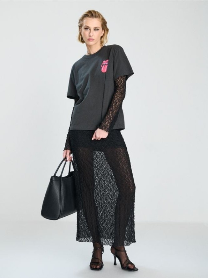 Koszulka The Rolling Stones - szary