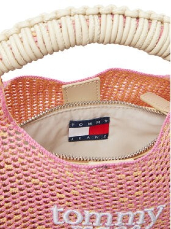 Tommy Jeans Torebka Tjw Summer Crochet Crossover AW0AW18779 Różowy jasny