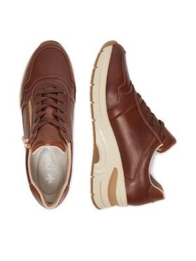 Rieker Sneakersy N9301-25 Brązowy
