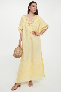 Sukienka lniana ERMANNO SCERVINO LIFE