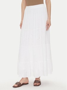 ONLY Spódnica maxi Chaira 15346834 Biały Regular Fit