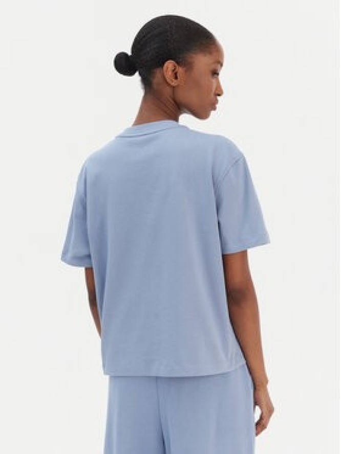 Tommy Hilfiger T-Shirt Script WW0WW47819 Niebieski Regular Fit