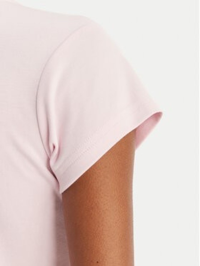 Juicy Couture T-Shirt Capped JCWCT126318 Różowy Slim Fit