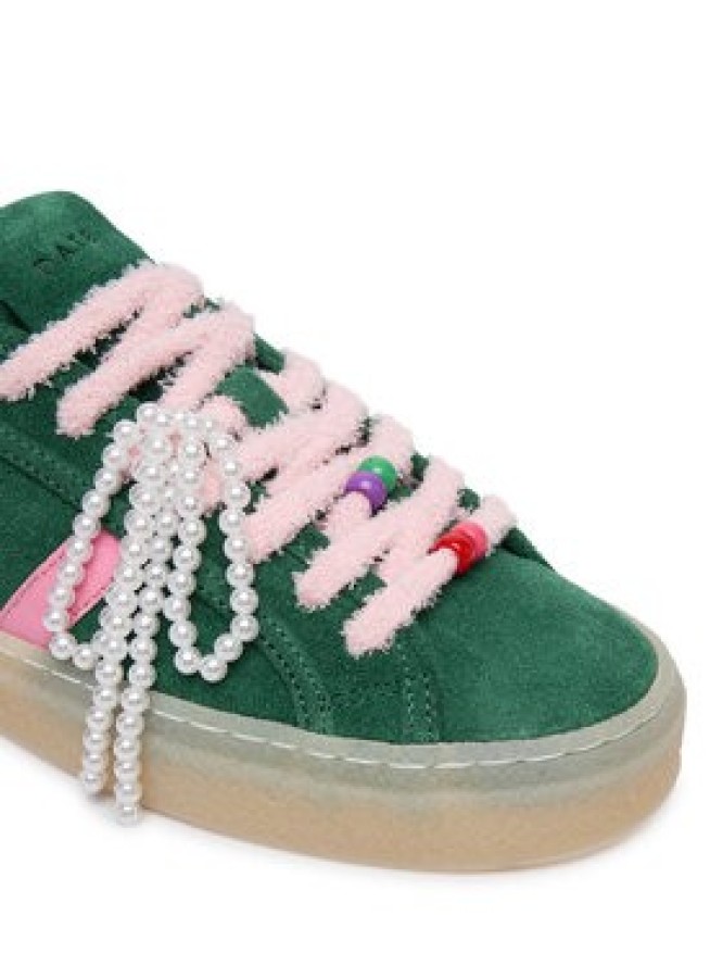 D.A.T.E. Sneakersy Tender W441-TE-BW Zielony