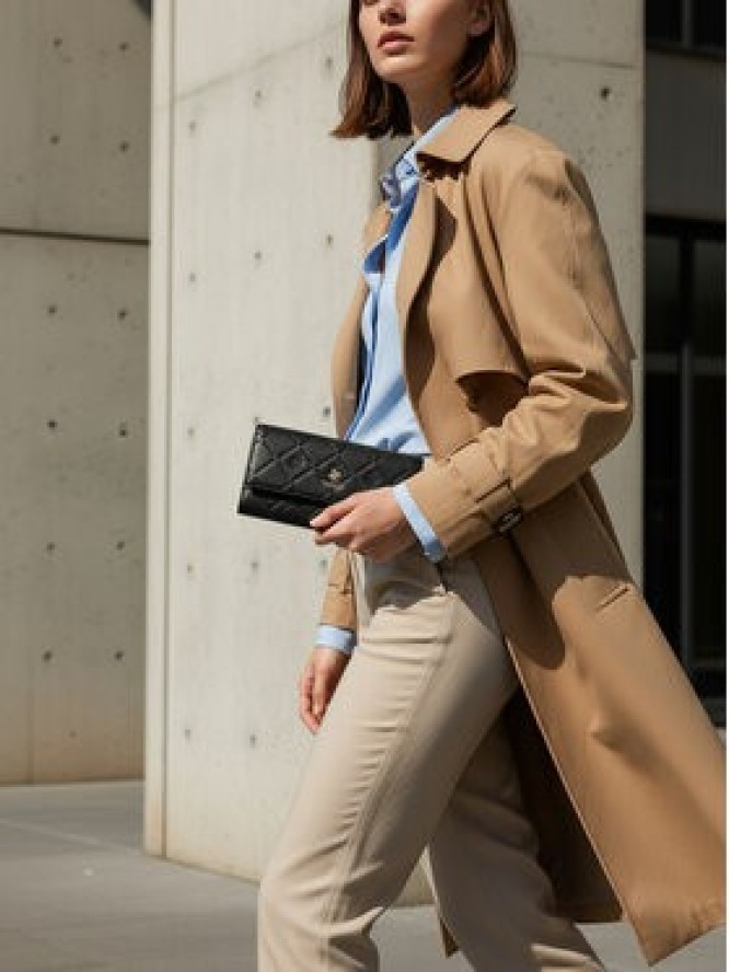 Beverly Hills Polo Club Portfel CEO-BHPC-W1-007-AW25 Czarny