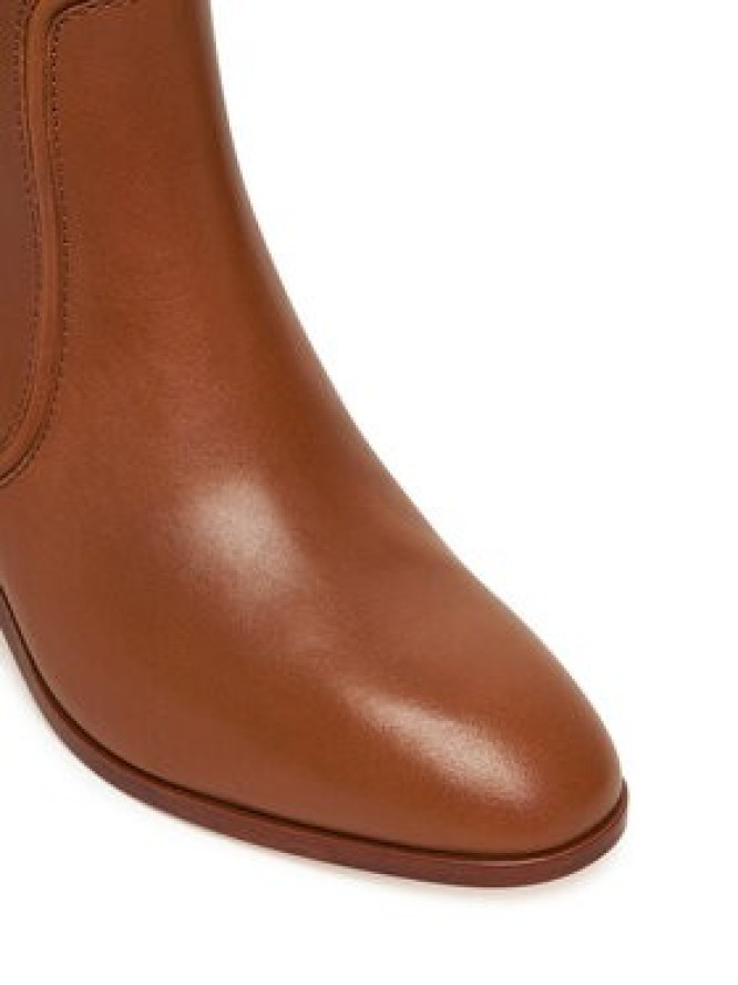 LAUREN RALPH LAUREN Kozaki Charly Bo Tal 802974388001 Brązowy