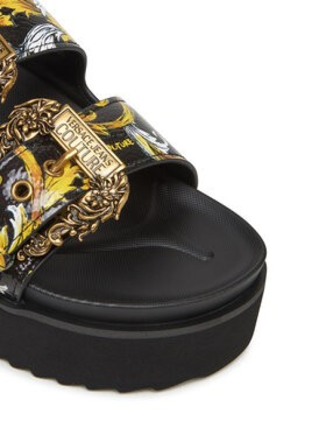 Versace Jeans Couture Klapki 78VA3SM1 Czarny