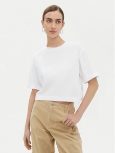 PINKO T-Shirt 104882 A2HN Biały Regular Fit