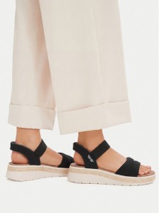 Skechers Sandały BOBS Sun Ray 114413/BLK Czarny