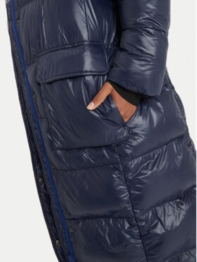 Whistler Kurtka zimowa Lakewood W Long Puffer W243266 Granatowy Regular Fit