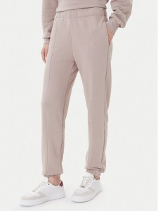 On Spodnie dresowe Club Pants 1WE1005 Beżowy Relaxed Fit
