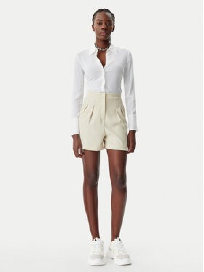 Patrizia Pepe Szorty materiałowe 8P0697/A545-B814 Beżowy Regular Fit