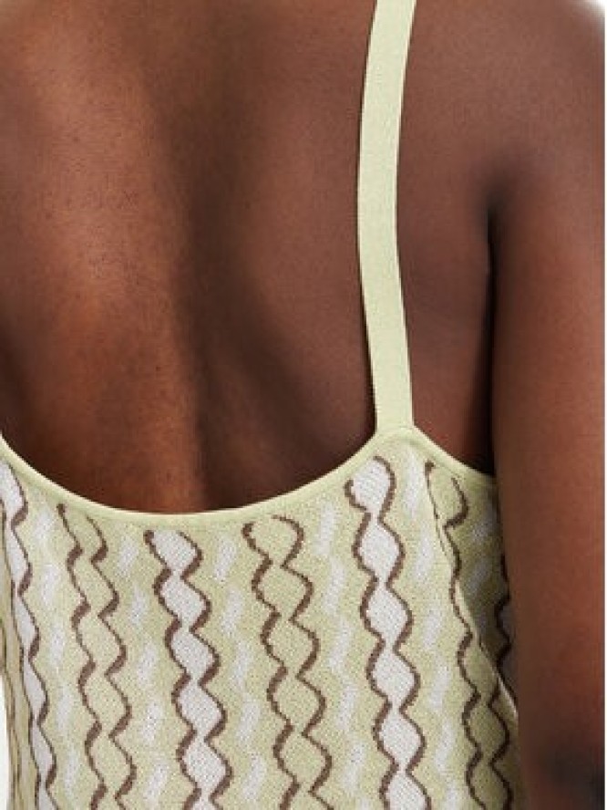 Fracomina Sukienka dzianinowa FS26SD5005K414F8 Żółty jasny Slim Fit