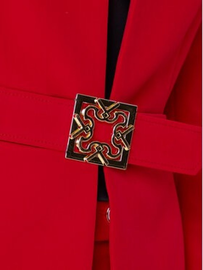 Rinascimento Marynarka CFC0126208003 Czerwony Slim Fit