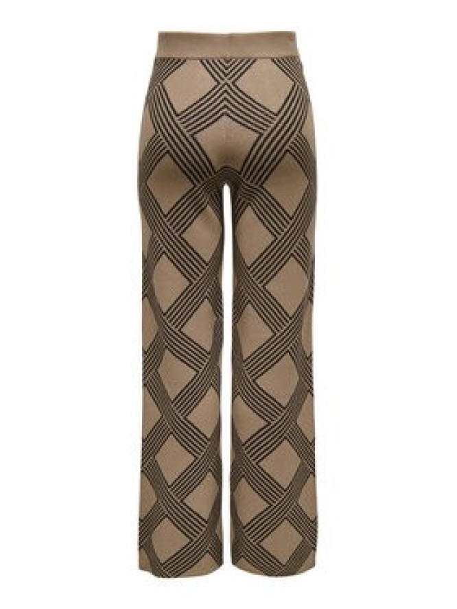 ONLY Spodnie dzianinowe Anny 15327634 Beżowy Loose Fit