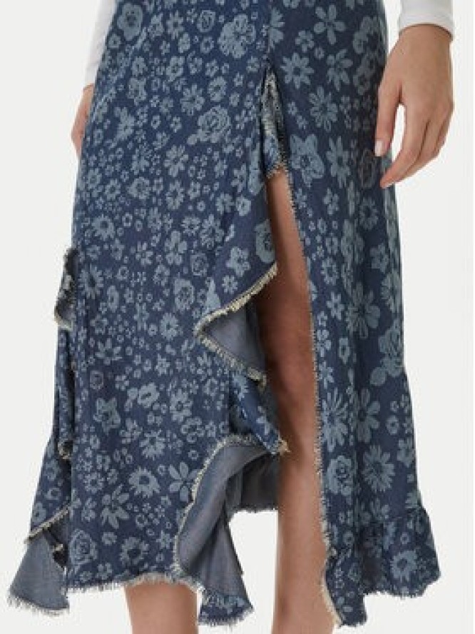 Desigual Spódnica jeansowa Anem 26SWFW04 Niebieski Regular Fit