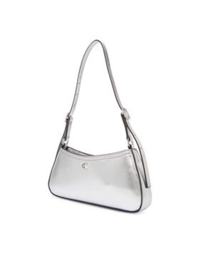 Calvin Klein Torebka Ck Metallic Small Shoulder Bag LV04F3304G Srebrny