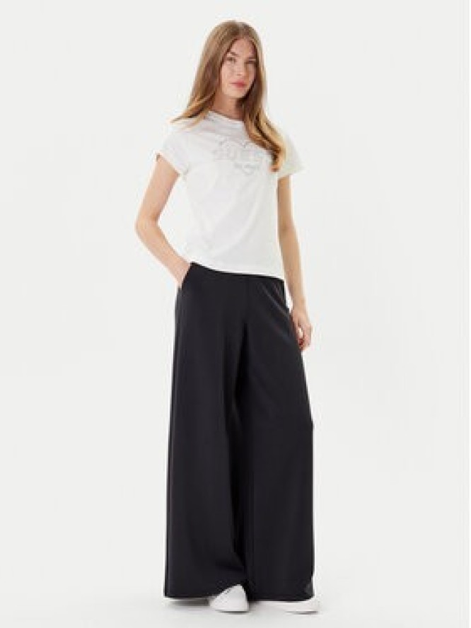 Guess T-Shirt V5GI10 K9RM1 Écru Regular Fit