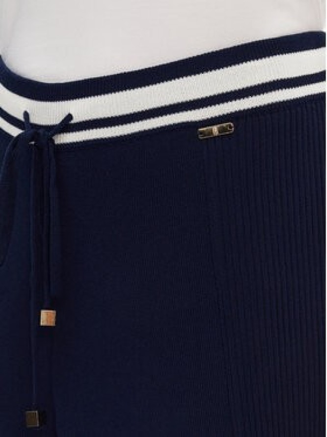 Fracomina Spodnie dzianinowe FJ25SV2001K41601 Granatowy Regular Fit