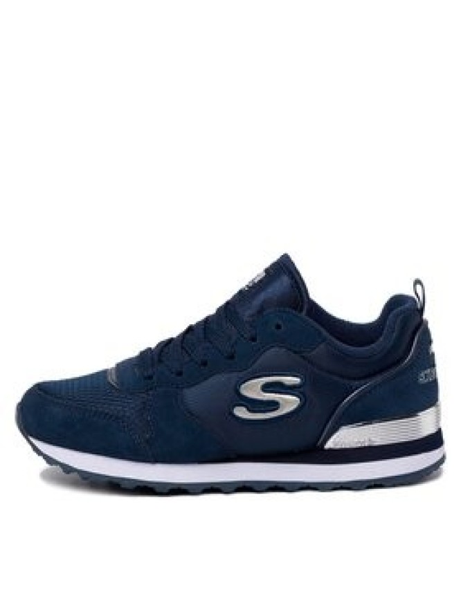 Skechers Sneakersy Goldn Gurl 111/NVY Granatowy